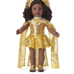 American Girl Claudie’s Glitzy Sequin Gown And Capelet Outfit Retired - No Doll